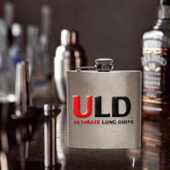 ULD 6oz Stainless Steel Hip Flask
