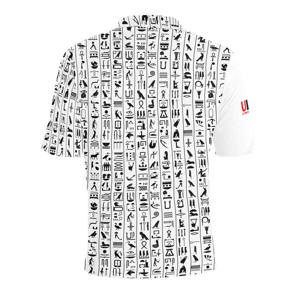 heiro Men's All Over Print Polo Shirt (Model T55)